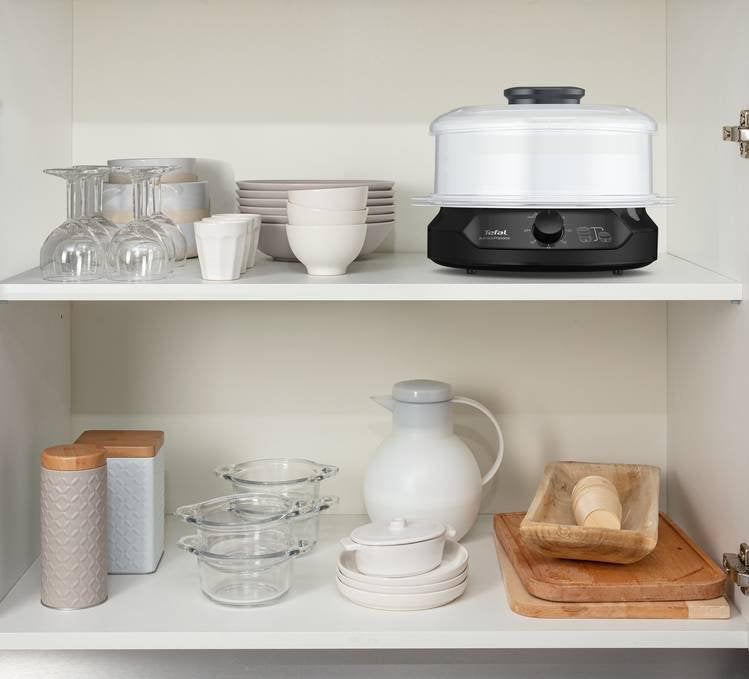 EAN 3045380019225 - Tefal Minicompact VC139810 vaporizador 2 cesta(s) Independiente 800 W Negro imagen 3