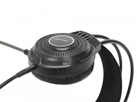 EAN 766623180696 - Manhattan 180696 auricular y casco Auriculares Alámbrico Diadema Juego USB tipo A Negro imagen 6