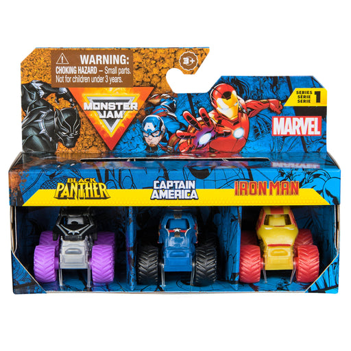 EAN 0681147039759 - Monster Jam Marvel Mini Monster Truck 3-Pack imagen 1