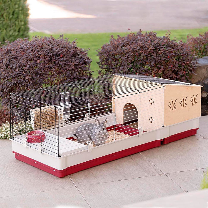 EAN 8010690142883 - Ferplast Krolik 140 Plus Rabit Gris, Rojo imagen 3