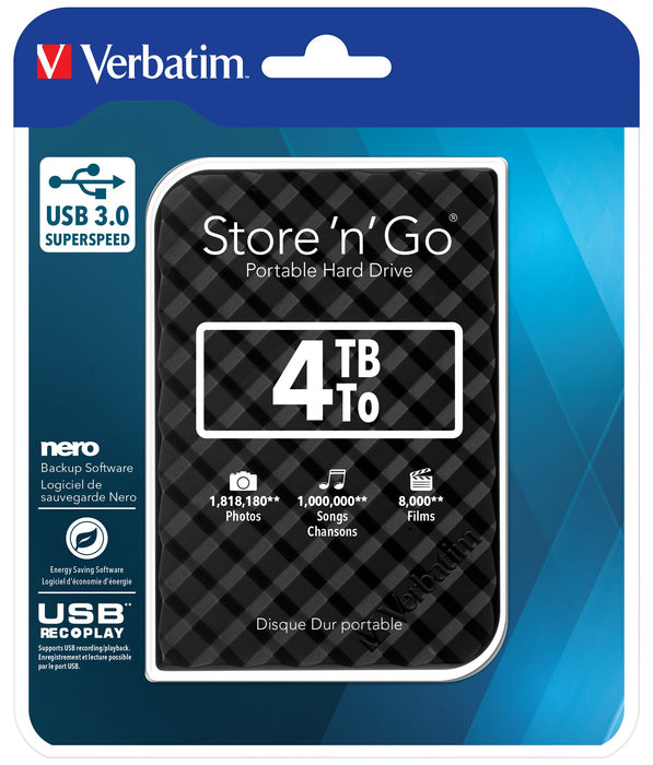 EAN 0023942532231 - Verbatim Store 'n' Go disco duro externo 5400 RPM Micro-USB B 3.2 Gen 1 (3.1 Gen 1) imagen 4
