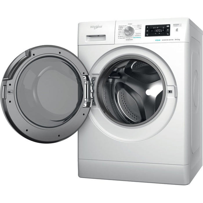 EAN 8003437057328 - Whirlpool FFWDB 864489 SV EE lavadora-secadora Independiente Carga frontal Blanco C imagen 4