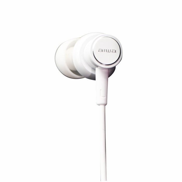 EAN 8435256896664 - Aiwa ESTM-500WT auricular y casco Auriculares Alámbrico Dentro de oído Música Blanco imagen 2
