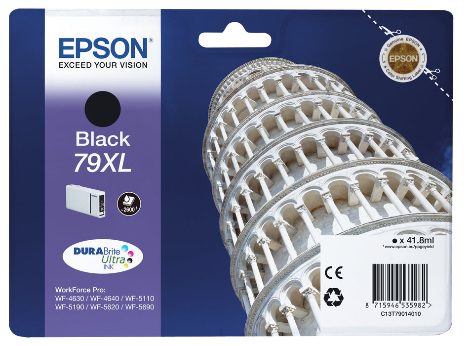 EAN 3663361574206 - Epson Tower of Pisa 79XL cartucho de tinta 1 pieza(s) Original Alto rendimiento (XL) imagen 1
