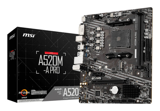 EAN 4719072749927 - MSI A520M-A PRO placa base AMD A520 Zócalo AM4 micro ATX imagen 1