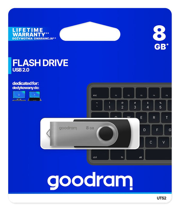 EAN 5908267920404 - Goodram UTS2 unidad flash USB 8 GB USB tipo A 2.0 Negro imagen 5