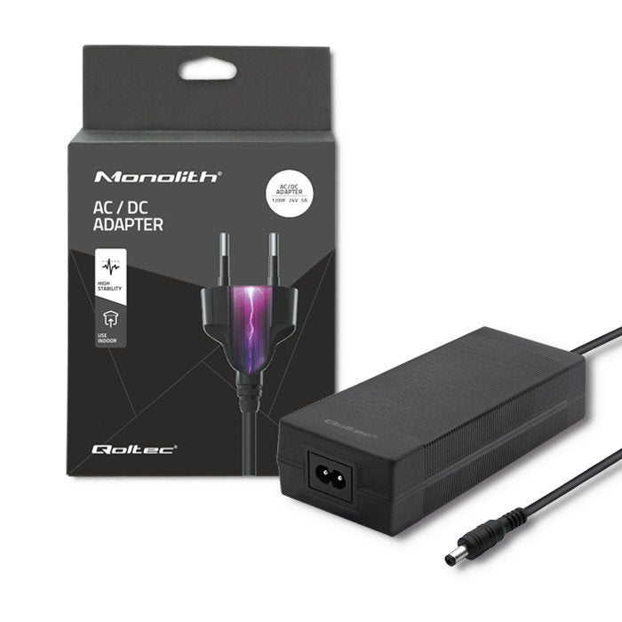 EAN 5901878507958 - Qoltec 50795 adaptador e inversor de corriente Interior 120 W Negro imagen 6