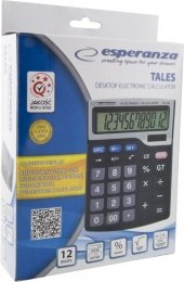 EAN 5901299903544 - Esperanza ECL101 calculadora Escritorio Calculadora básica Negro imagen 3