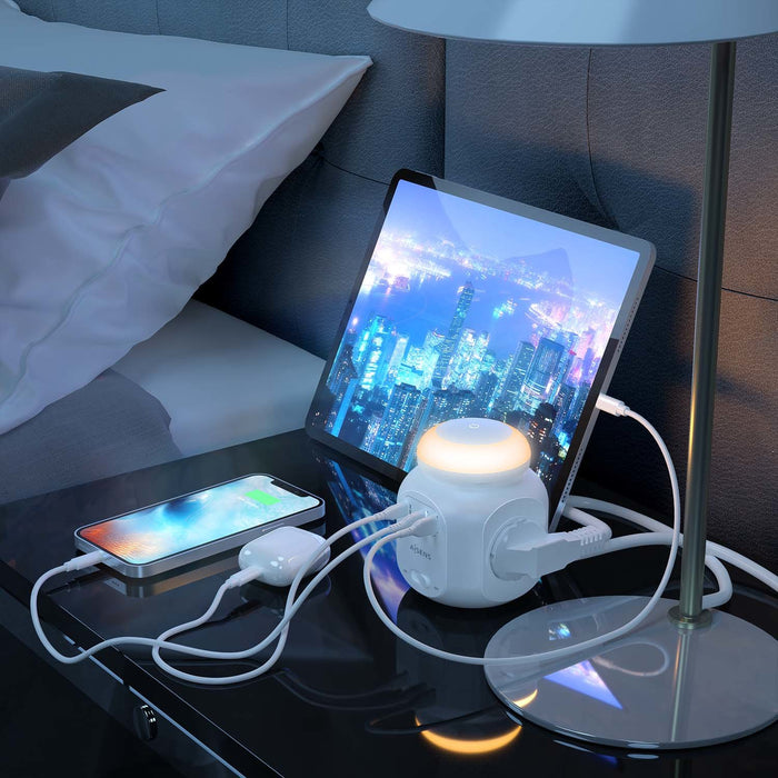 EAN 8436574709223 - AISENS ASPS-2A1CLPQ02-W base múltiple 1,8 m 4 salidas AC Interior imagen 4