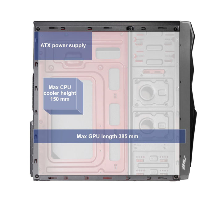 EAN 5901720132505 - Akyga ' ak995bk PC"ATX Nero Midi Tower Negro imagen 10