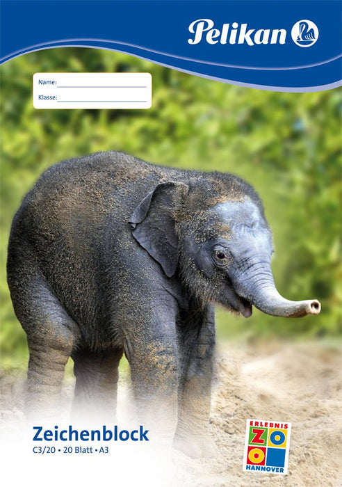 EAN 4012700224842 - Pelikan 224840 papel decorativo Bloc de hojas de papel para bellas artes 20 hojas imagen 3