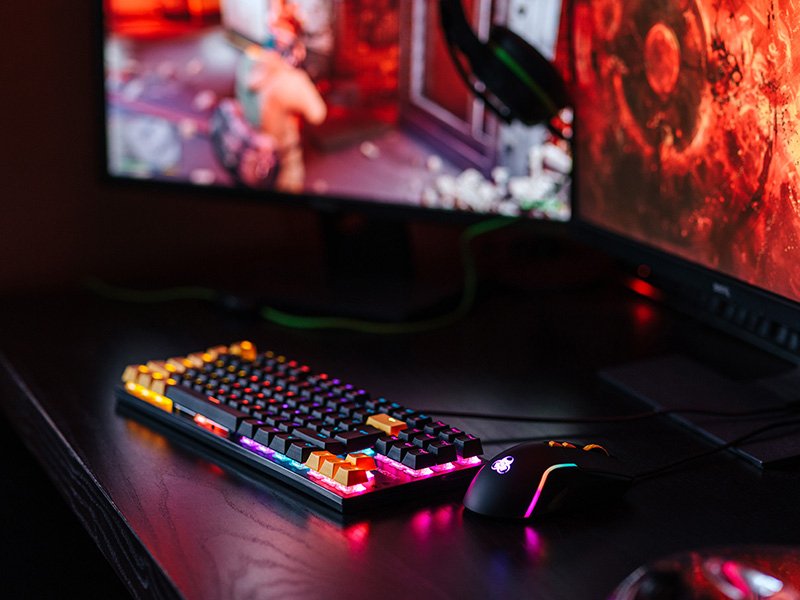 EAN 5907512873281 - Tracer HORNET 87 teclado Ratón incluido Juego USB QWERTY Inglés Negro, Amarillo imagen 7