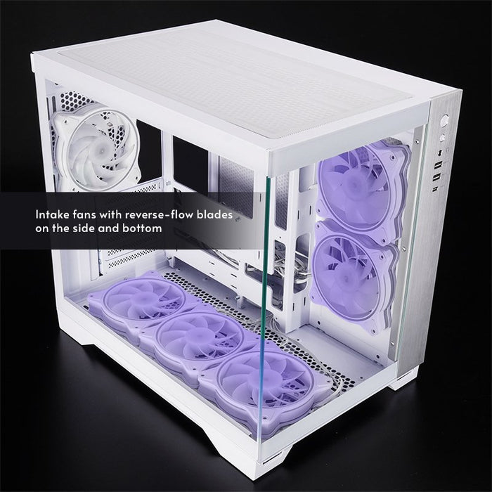 EAN 753263079145 - Chieftec GM-30W-TG-OP carcasa de ordenador Cubo Blanco imagen 11