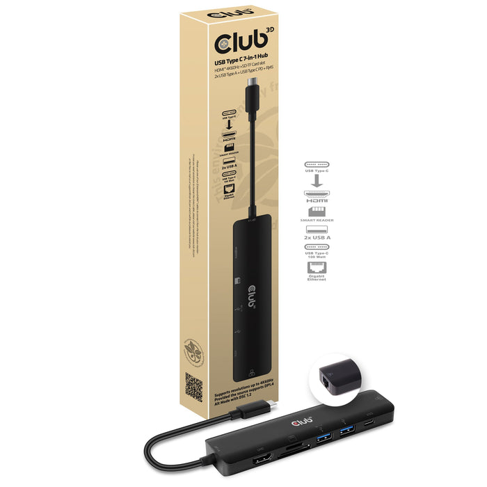 EAN 8719214471477 - CLUB3D CSV-1592 base para portátil y replicador de puertos Acoplamiento USB 3.2 Gen 1 (3.1 Gen 1) Type-C  imagen 2