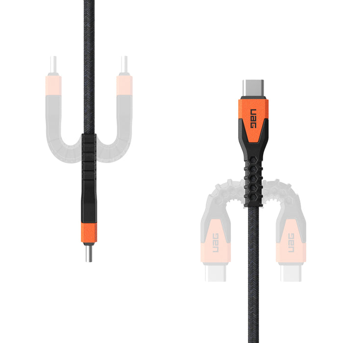 EAN 840283911620 - Urban Armor Gear Kevlar cable USB USB 2.0 1,5 m USB C Negro, Naranja imagen 8