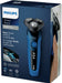 EAN 8710103993827 - Philips SHAVER Series 5000 S5466/17 afeitadora Máquina de afeitar de rotación Recortadora Negro, Azul imagen 4