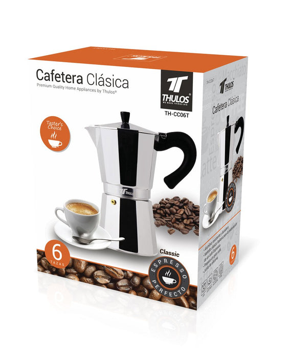 EAN 8436550623529 - THULOS TH-CC12T Cafetera italiana Plata imagen 3