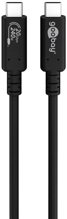 EAN 4040849617188 - Goobay 61718 cable USB USB4 Gen 2x2 2 m USB C Negro imagen 1