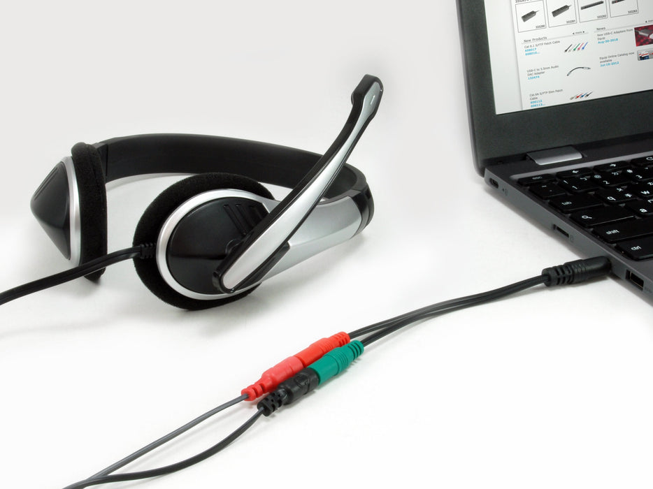 EAN 4015867225196 - Equip 147943 cable de audio 1,5 m 2 x 3.5mm 3,5mm Negro imagen 5