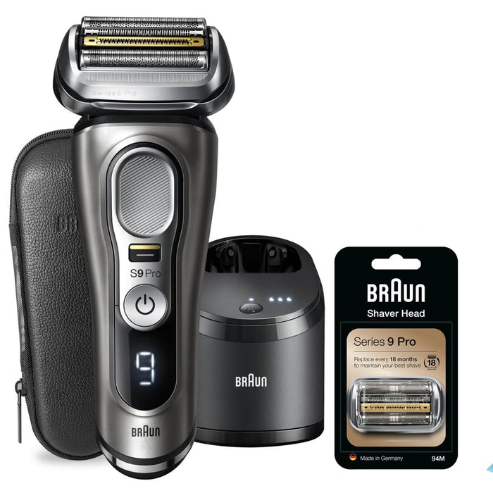 EAN 8700216020206 - Braun Series 9 Pro 9465cc Máquina de afeitar de láminas Recortadora Negro, Plata imagen 1