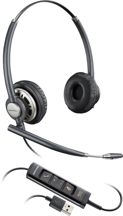 EAN 0017229151505 - Poly EncorePro 725 USB-A Stereo Headset TAA Alámbrico Diadema Oficina/Centro de llamadas USB tipo A Negro imagen 1