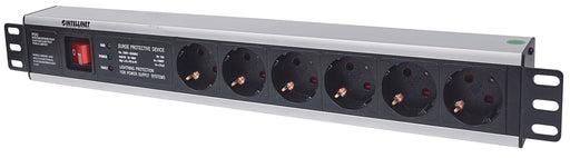 EAN 0766623713962 - Intellinet 713962 unidad de distribución de energía (PDU) 6 salidas AC 1.5U Negro imagen 1