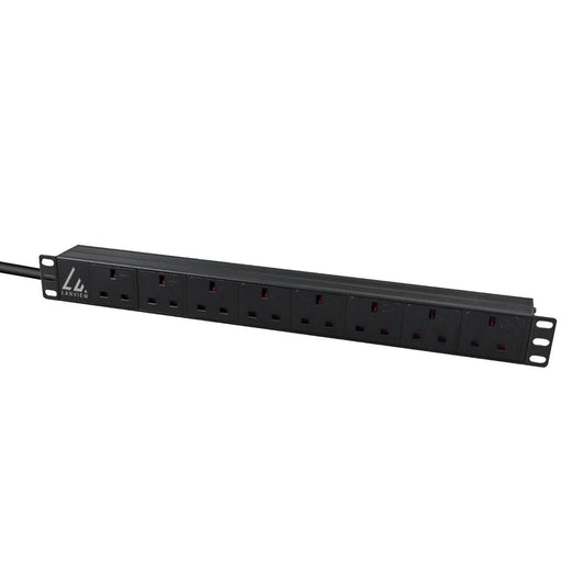 EAN 5715063053027 - Lanview LVR-3MUK-SPD-UK8 unidad de distribución de energía (PDU) 8 salidas AC 1.4U Negro imagen 2