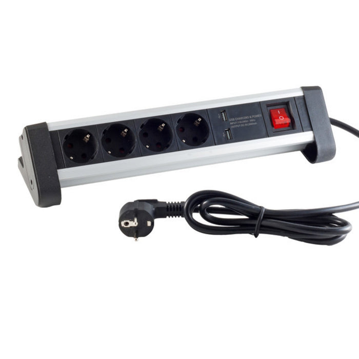 EAN 4017538071743 - S/CONN 60317 base múltiple 1,5 m 4 salidas AC Interior Negro, Blanco imagen 1