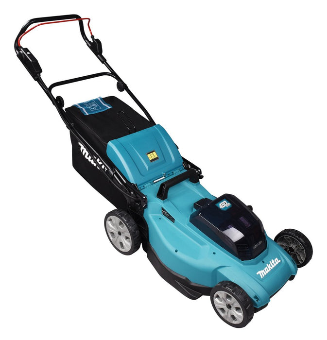 EAN 0088381756631 - Makita DLM480Z cortadora de césped Cortacésped manual Batería Negro, Turquesa imagen 7