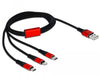 EAN 4043619858927 - DeLOCK 85892 cable USB USB 2.0 USB A USB C/Micro-USB B/Lightning Negro, Rojo imagen 1