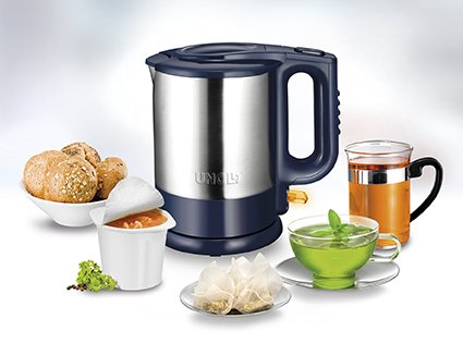 EAN 4011689180187 - Unold 18018 tetera eléctrica 1,5 L 2200 W Azul, Acero inoxidable imagen 8