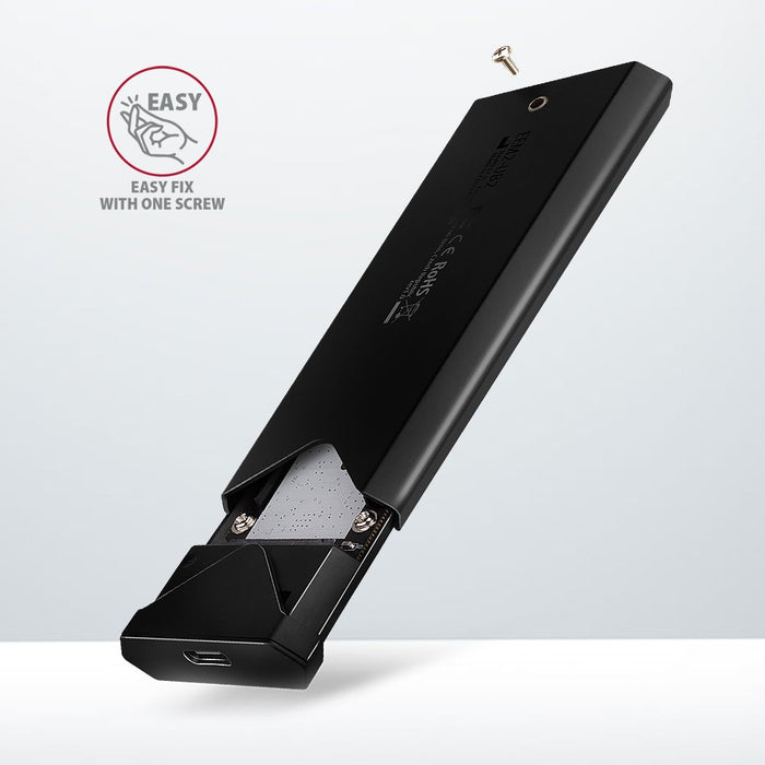 EAN 8595247908506 - Axagon EEM2-UB2 caja para disco duro externo Caja externa para unidad de estado sólido (SSD) Negro M.2 imagen 3