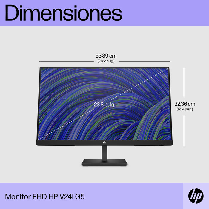 EAN 5715063139813 - HP V24i G5 FHD Monitor pantalla para PC 60,5 cm (23.8") 1920 x 1080 Pixeles Full HD LCD Negro imagen 5