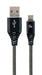 EAN 8716309108072 - Gembird CC-USB2B-AMCM-2M-BW cable USB USB 2.0 USB A USB C Negro, Blanco imagen 1