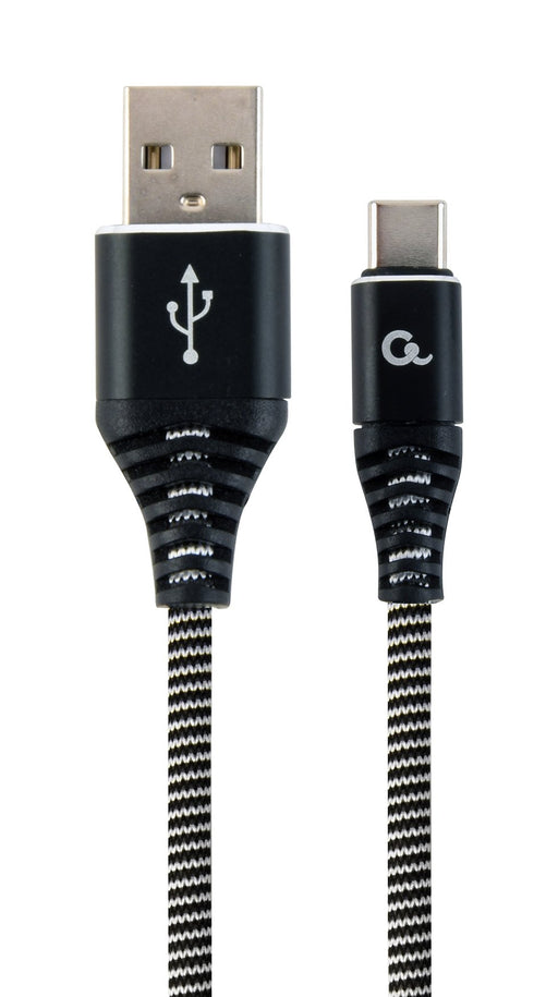 EAN 8716309108072 - Gembird CC-USB2B-AMCM-2M-BW cable USB USB 2.0 USB A USB C Negro, Blanco imagen 1