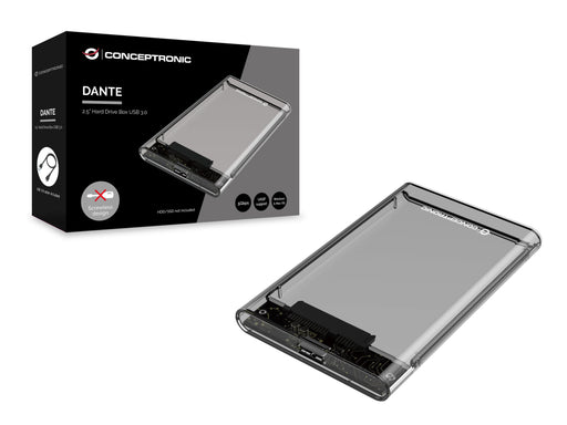 EAN 4015867228029 - Conceptronic DANTE03T caja para disco duro externo Carcasa de disco duro/SSD Transparente 2.5" imagen 2