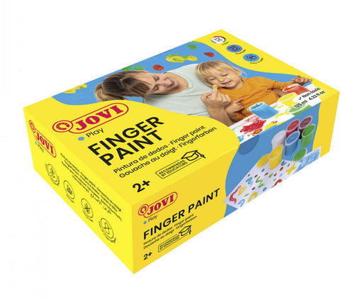 EAN 8412027029148 - Jovi 560/S pintura de dedos lavable Azul, Verde, Rosa, Rojo, Blanco, Amarillo imagen 2