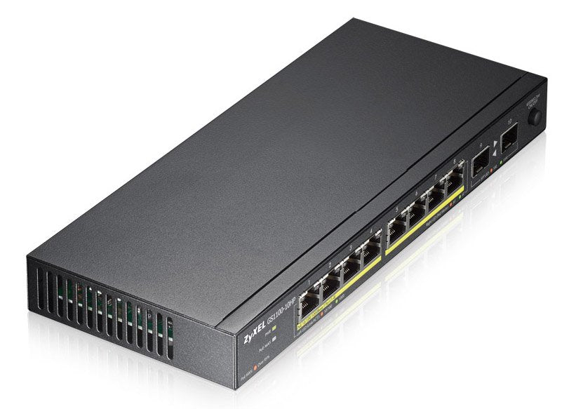 EAN 0760559129460 - Zyxel GS1100-10HP switch No administrado Gigabit Ethernet (10/100/1000) Energía sobre Ethernet (PoE) 1U N imagen 5