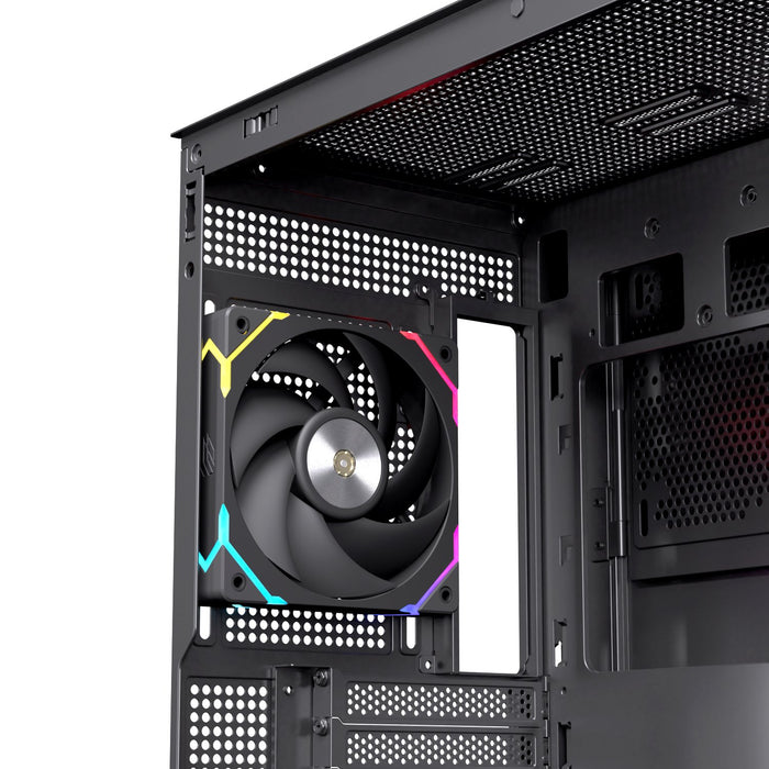 EAN 6977277361148 - Einarex EXCS-PR-800R-B carcasa de ordenador Midi Tower Negro imagen 10