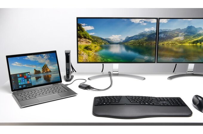 EAN 0085896754015 - Kensington Pro Fit Ergo teclado Universal RF Wireless + Bluetooth QWERTY Inglés de EE. UU. Negro imagen 10