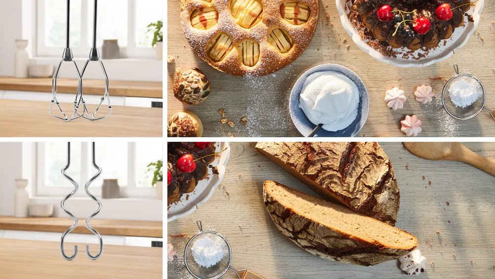 EAN 4242005297047 - Bosch MFQ49300 batidora Batidora de mano 850 W Negro, Acero inoxidable, Blanco imagen 7