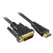 EAN 4044951015221 - Sharkoon 4044951015221 adaptador de cable de vídeo 3 m HDMI DVI-D Negro imagen 1