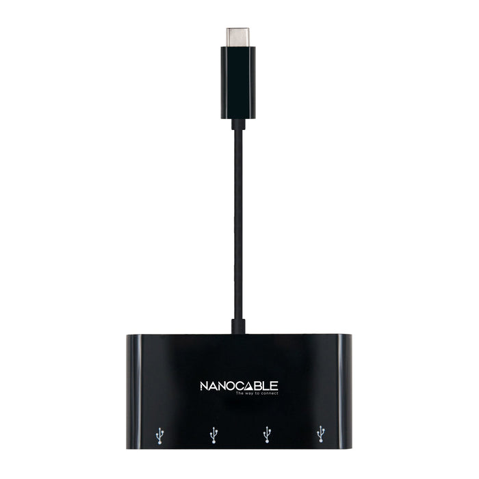 EAN 8433281008144 - Nanocable 10.16.4401-BK hub de interfaz USB 3.2 Gen 1 (3.1 Gen 1) Type-C imagen 3