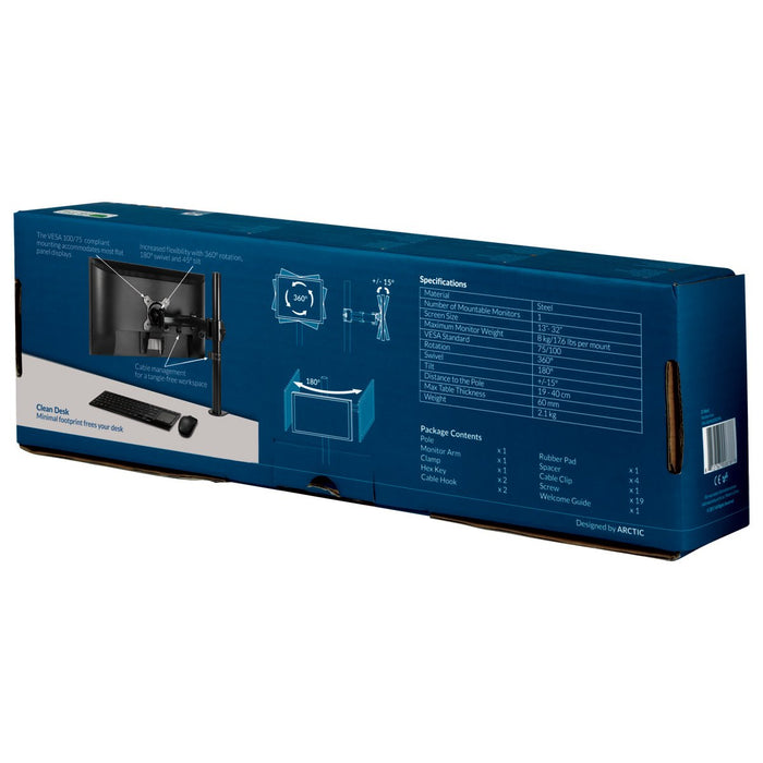 EAN 0872767008786 - ARCTIC Z1 Basic 81,3 cm (32") Escritorio Negro imagen 9