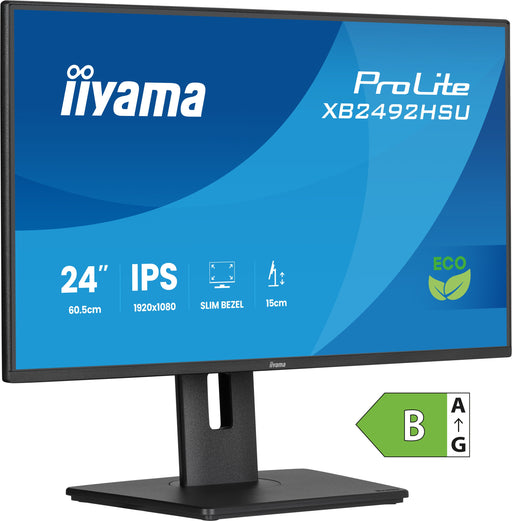 EAN 4948570126187 - iiyama ProLite XB2492HSU-B1 pantalla para PC 61 cm (24") 1920 x 1080 Pixeles Full HD LED Negro imagen 1