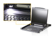 EAN 4710469343704 - ATEN CL3000N consola de rack 48,3 cm (19") 1280 x 1024 Pixeles Aluminio Negro 1U imagen 3