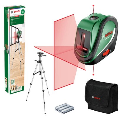 EAN 4059952647975 - Bosch UniversalLevel 2 Set Nivel de línea 10 m 650 nm (<1 mW) imagen 1