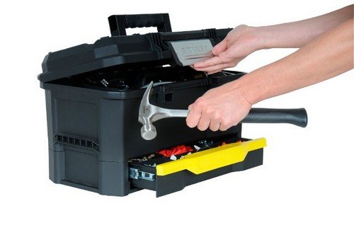 EAN 3253561703164 - Stanley 1-70-316 pieza pequeña y caja de herramientas Plástico Negro imagen 5