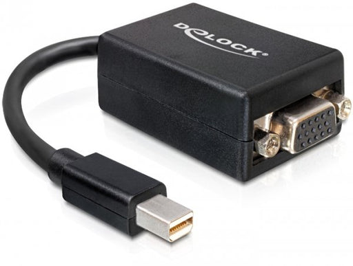 EAN 4043619652563 - DeLOCK 65256 adaptador de cable de vídeo 0,18 m Mini DisplayPort VGA (D-Sub) Negro imagen 1