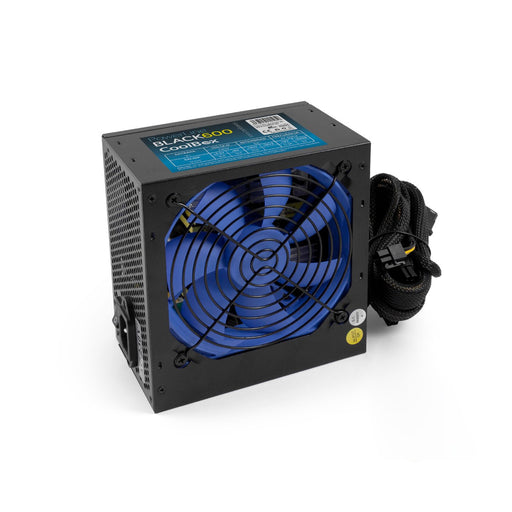 EAN 8436556141959 - CoolBox Powerline Black 600 unidad de fuente de alimentación 600 W 20+4 pin ATX ATX Negro imagen 1